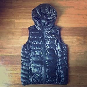 Puma hooded bubble vest.